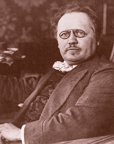 Otto Julius Bierbaum. – Fotoabzug im Max-Reger-Institut,
                            Karlsruhe.