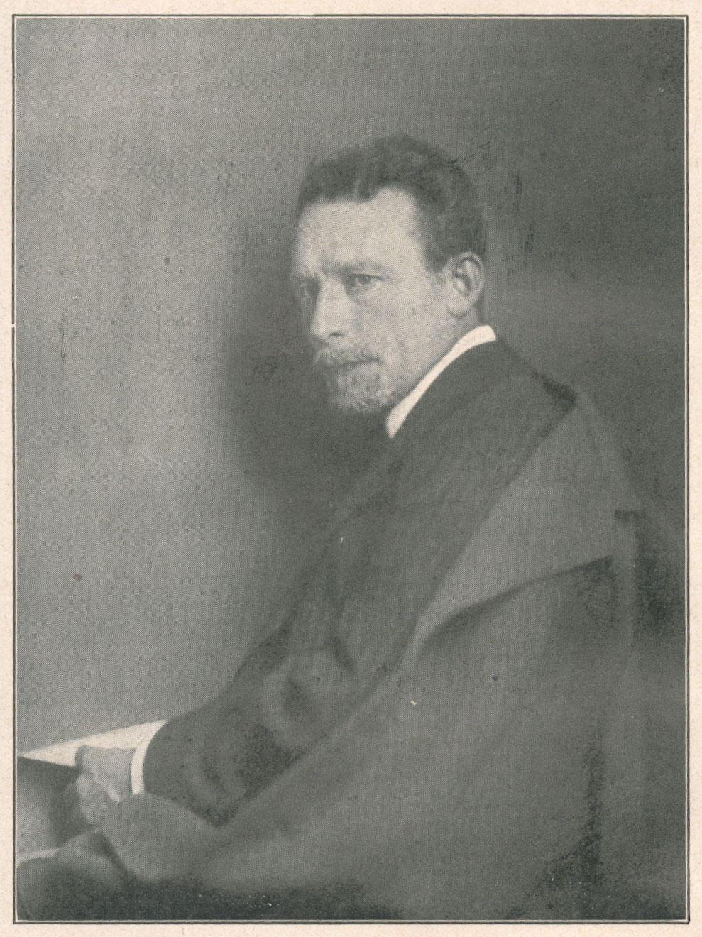 Franz Karl Ginzkey, Fotografie (undatiert), abgebildet in Robert Hohlbaum, , Leipzig 1921.