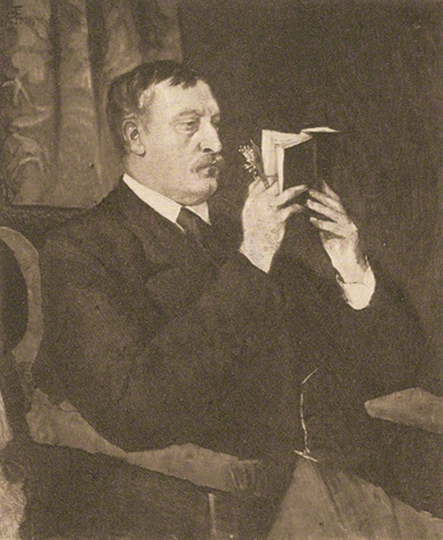 Martin Greif, gemalt von Wilhelm Trübner. – Abgebildet in Martin Greif, , Leipzig 1902; Exemplar: Max-Reger-Institut, Karlsruhe.