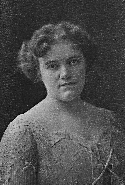 Sanna van Rhyn. – Abgebildet in  27. Jg., Nr. 14 (19. April 1906), S. 313.